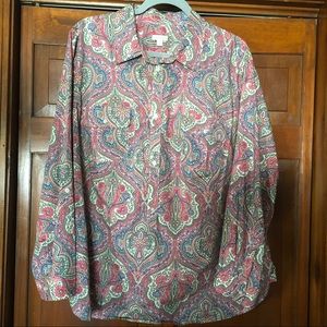 🎀 Paisley Pullover Blouse 2X 🎀